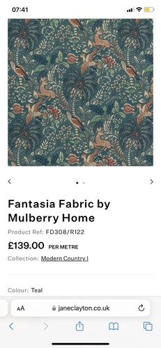 New fabric mulberry home - fabric,