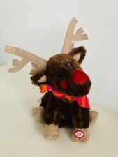 Reindeer Singing Sleighride Moving Working Christmas Toy Plush Rare Decoration