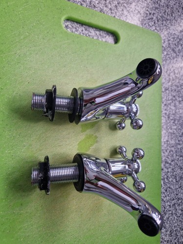Chrome wash basin taps - wash,