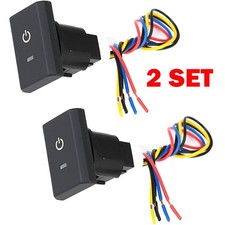 2 Sets Dash Button Switch For Ford Transit Custom 2012-2017 1774591 1788120 HOT