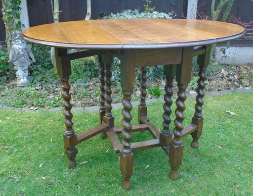 Vintage oak dropleaf gateleg - vintage,