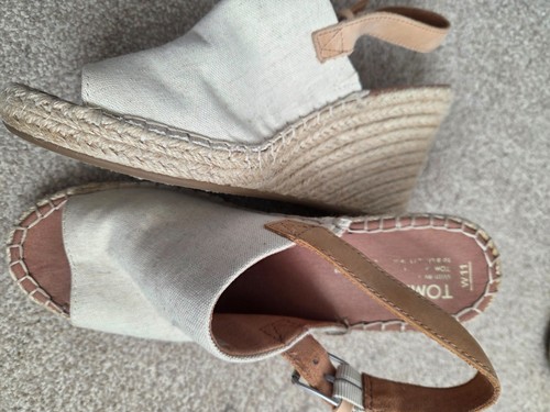 Cream beige toms mule - toms,