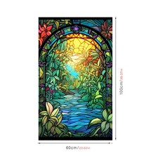 3D Stained Glass Window Film