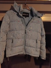 NVLTY Paint Puffer Jacket In