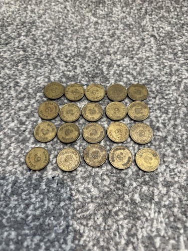 Bell fruit pence coins - x, 6