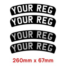 2 x Classic Scooter Reg Number