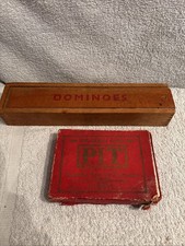 Vintage dominoes pit card - dominoes,
