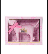 Victoria’s Secret PINK Love Shack Fancy Plush Dog Logo Velvet Bow Beaux Icons