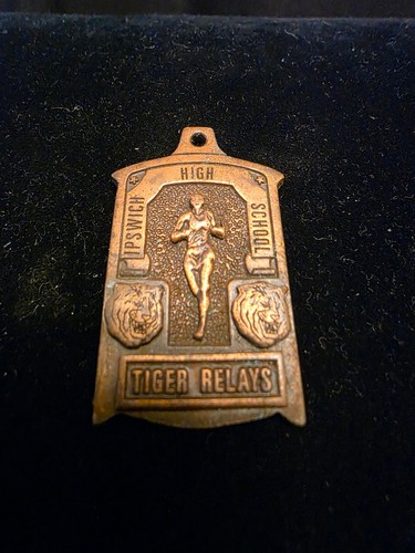 Vintage sports medal pendant - sports,