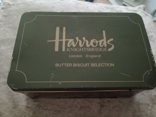 Harrods butter biscuits - butter, green