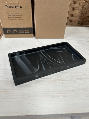 Vanity tray marble effect - tray,