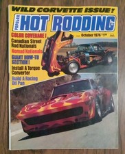 Popular Hot Rodding Magazine October 1976 Volume 15 - #10. Wild Corvette Issue..