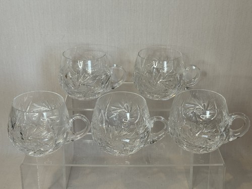 Lead crystal vintage pinwheel - crystal,