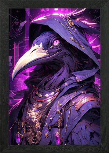 Raven mage purple - raven,