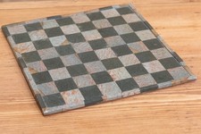 Antique slate stone inlayed - /,