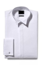 S17 Mens Boys Pleated White
