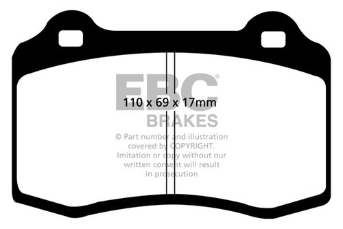 Ebc yellowstuff rear brake - ebc,
