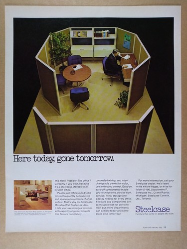 1972 steelcase movable - steelcase,
