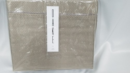 Oake full flat sheet cotton - oake,