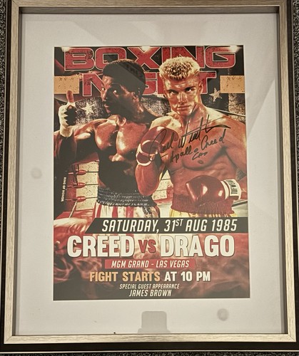 Carl weathers hand signed - weathers,