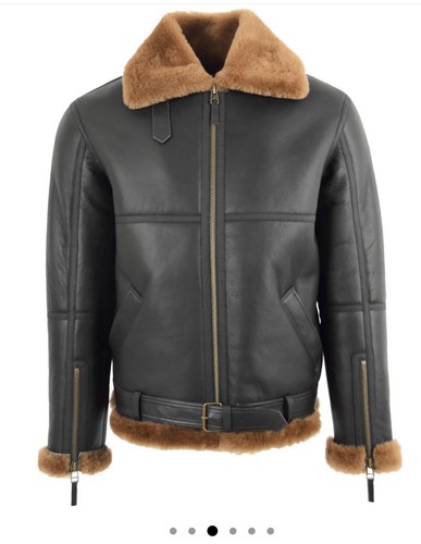 Men leather raf shearling - men's,