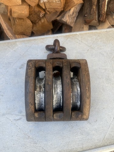 Large antique wooden marine - wooden,