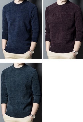 Three men chenille sweaters - men,