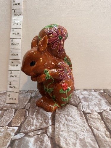 Floral parade squirrel - floral,