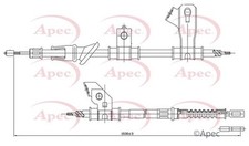 APEC Rear Left Brake Cable for