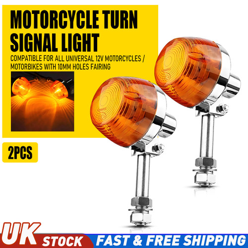 Metal motorcycle turn - turn, signal