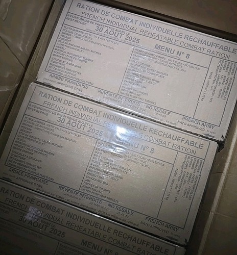 New sealed 24hr mre french - new,
