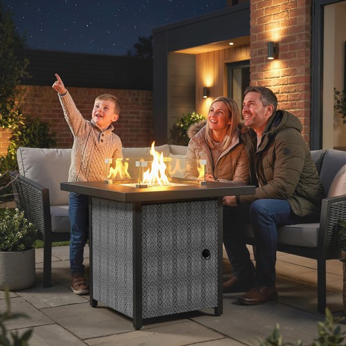 Propane gas fire pit - fire, for