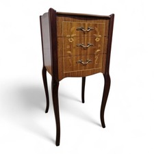 Antique style French bedside chest - small chest of drawers