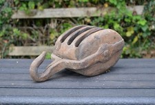large vintage wooden block old block ship wooden pulley hoist lifting block 