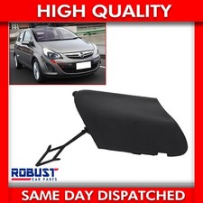FOR VAUXHALL / CORSA D FRONT BUMPER TOWING EYE COVER PRIMED (2011-2014)