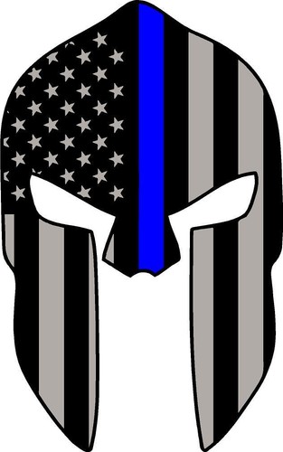 Spartan blue line - line, law