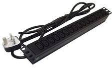 16 way IEC C13 PDU - 1U 19"