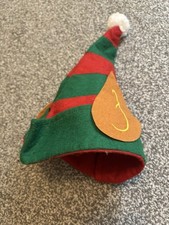 Felt Elf Christmas Hat With Ears (28x40cms- Age 2-4 Years ) Child Dressing Up