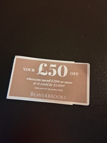 Beaverbrooks discount voucher