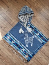 100% Alpaca Poncho Size