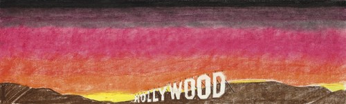 Ruscha hollywood study 4 - ruscha,