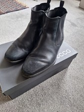 Men's Ecco Black Leather