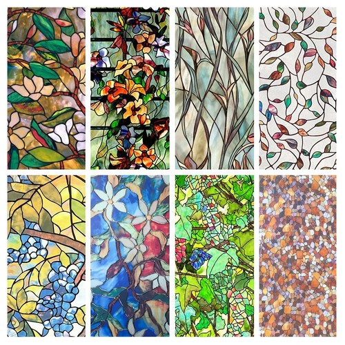 Rainbow frosted window film - frosted,