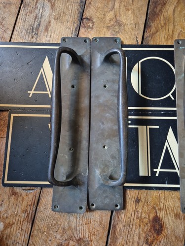 Large pair bronze - large, antique