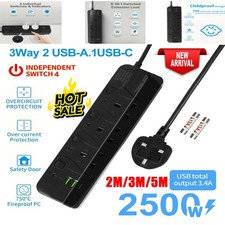 3 Outlets Powerboard Overload