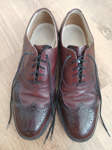 Barker flex leather wingtip - flex,