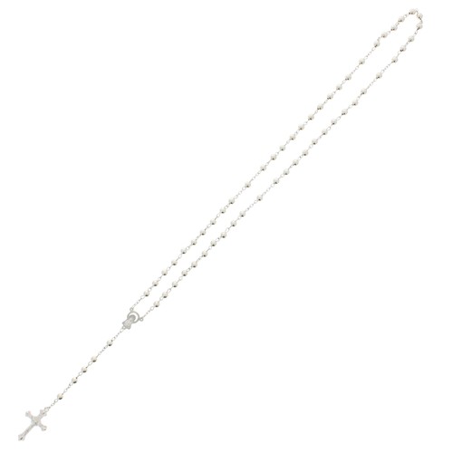 Beaded rosary necklace - rosary,