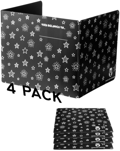 Pack black plastic privacy - 4-pack,