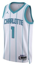 Charlotte Hornets Jordan Basketball Top Vest - White - LaMelo Ball