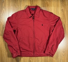 Ralph Lauren Golf Harrington Jacket Red Mens Size Medium